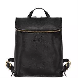 Longchamp Le Foulonne Black Backpack